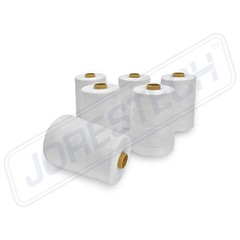New 3 Cones 100% Polyester White Thread for Portable Bag Closer Stitcher