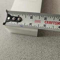7.75×2.5×1.25 DELRIN Acetal Block Machinable Plastic White Acetron CNC 1.4 lbs