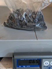 Bulk Black Wire Nuts Connectors HI-6 0.65kg 1.4 Lbs Electrical Hardware Salvage