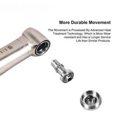 Dental Low Speed Handpiece Fiber Optic 1:1 Contra Angle Handpiece With LED Light