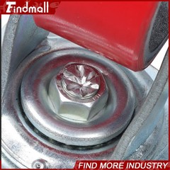Findmall 4 Pack 4″ × 2″ Heavy Duty Rigid & Brake Swivel Caster Wheels 2800Lbs