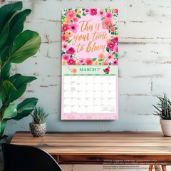Bonnie Marcus OFFICIAL 2027 12×24″ (Hanging) Square Wall Calendar | Plastic-Free