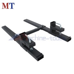 Clamp on Tractor Forks 60″ 4000lbs Pallet Forks Adjustable Bucket Forks