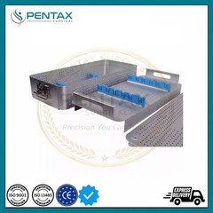 Aluminum Surgical Sterilization Tray Box 540x250x100mm Laparoscope Instruments