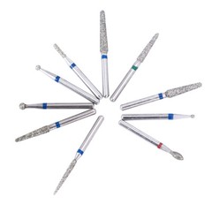 AZDENT Dental Diamond Burs For High Speed Handpiece Medium FG 1.6MM 20 Boxes