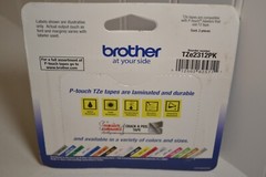 2 PACK OEM BROTHER TZe-231 12mm 1/2″ LABEL CASSETTE BLACK PRINT ON WHITE TAPE