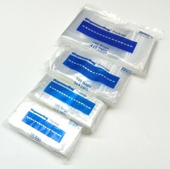 400 Zippit Reloc Clear 2mil Bags Assortment 4 Sizes – 100 Each 2×2 2×3 3×4 4×6