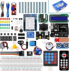 Super Starter Kit Based on Arduino UNO R3 with Tutorial and Controller Board Com