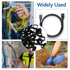 150 Pieces 0.5 Inch Small Elastic Silicone Rubber Bands Black Strong Rubberba…