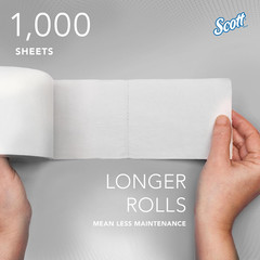 Essential Coreless High-Capacity Standard Roll Toilet Paper, Bulk (04007), 2-Ply