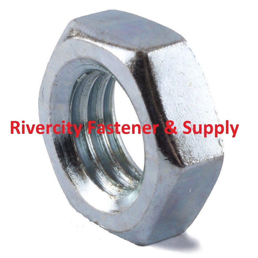 M2-0.4 Steel Hex Nuts M2x0.4 Nut 2mm x .4 Coarse Thread Zinc Plated