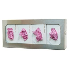 BOWMAN DISPENSERS GS-060 Glove Box Dispenser,4 Boxes 34GF02