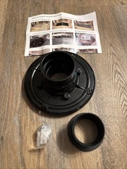 WEBANG Shower Floor Drain Base Flange w/Adjustable Ring MW-OT-02BRF03, 5.3×2.3″
