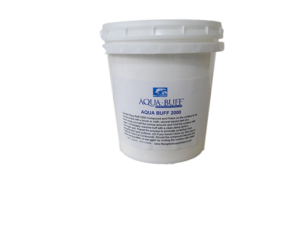 Aqua Buff 2000 Buffing Polishing Compound Pint (16oz)