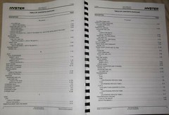 HYSTER CHALLENGER H45XM H50XM H55XM H60XM H65XM (H177) FORKLIFT PARTS MANUAL