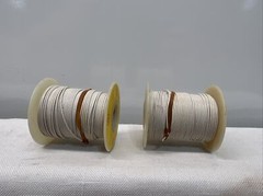 24 AWG Gauge Stranded Hook Up Wire 2 Rolls White 75 ft ea Roll B20