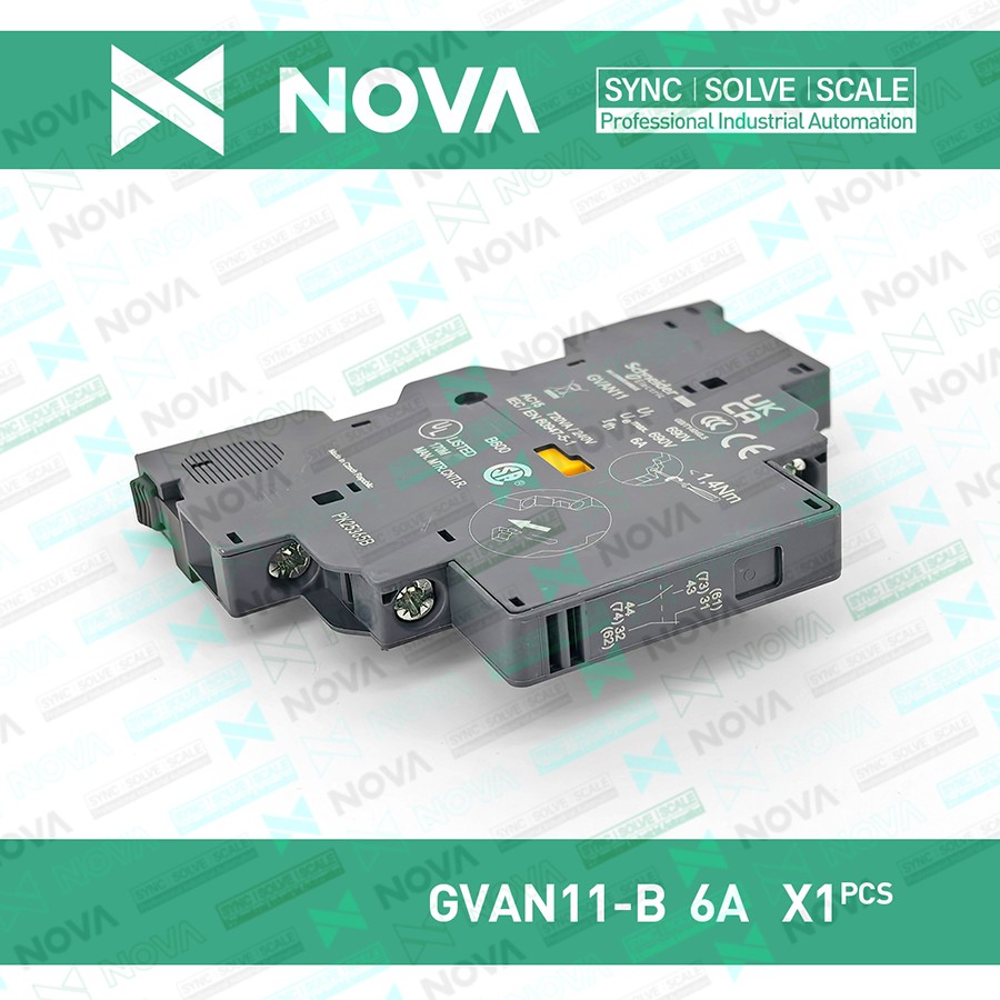 1pc New TeSys Deca GV2/GV3 Instant Auxiliary Contact GVAN11-B