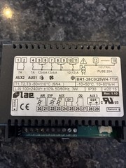 LAE BR1-28C0Q5WH-1TM Refrigeration Controller Temp Control True T-49F