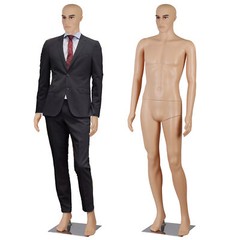 Adjustable Male Mannequin Full Body Realistic Mannequin Dress Forms for Shop