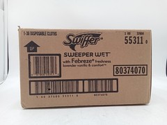 Swiffer 55311 10 x 8 Wet Refill Cloths White/Lav Vanilla & Comfort (36/CT) New