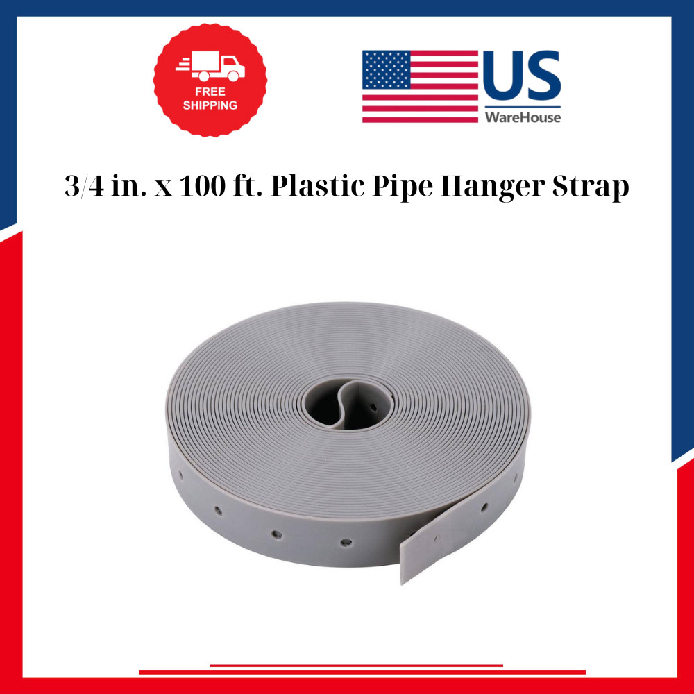 3/4 in. x 100 ft. Plastic Pipe Hanger Strap