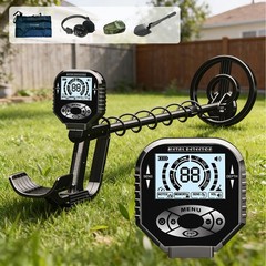 Detector De Metales Oro y Plata LCD Display Deep Ground Gold Finder Waterproof
