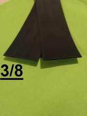 3/8 ” inch 9.5mm BLACK 2:1 heat shrink tubing polyolefin (1 FOOT)