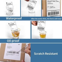 4×6″ Direct Thermal Shipping Labels Self-Adhesive Paper,500-2000 Label Per Roll