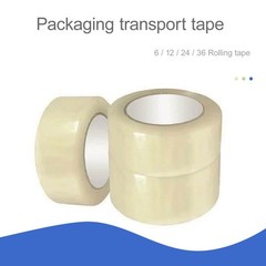 6pcs rolls 2″x75 yds shipping packaging clear tape express Official UL