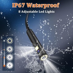 🔥1080P HD LED Handheld Industrial Endoscope Borescope Inspection Snake Camera