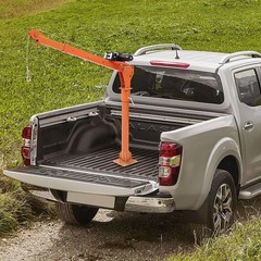 1100 lbs Electric Pickup Truck Crane Hoist Crane 360° Truck-Mounted Crane