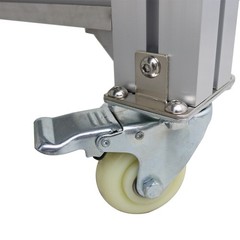 Electric 59×11.8in Food Grade PU Belt Conveyor 110V Speed&Height Adjustable 120W