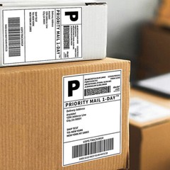 500 4×6 Fanfold Direct Thermal Shipping Labels for Zebra & Rollo Printers