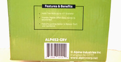 Toilet Paper Dispenser – Alpine – Commercial – Double Roll – ALP452-GRY – NEW