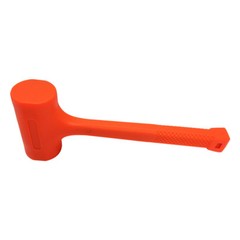 2 Lbs Dead Blow Rubber Mallet 2″ x 2″ Face Hammer Non-Marring