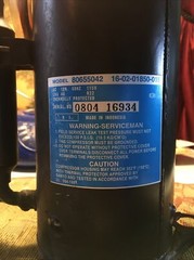 S I model 80655042 Compressor 115V 60Hz LRA48 R22 PH1