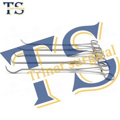 5pcs set Thoracoscopic Surgical Instruments Set | Thoracotomy Tissue Forceps