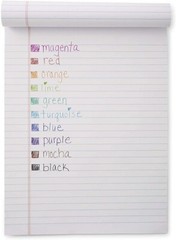 Blue Pen x 50 PACK Paper Mate InkJoy Ballpoint Pens Ultra Fine Point (0.5 mm)