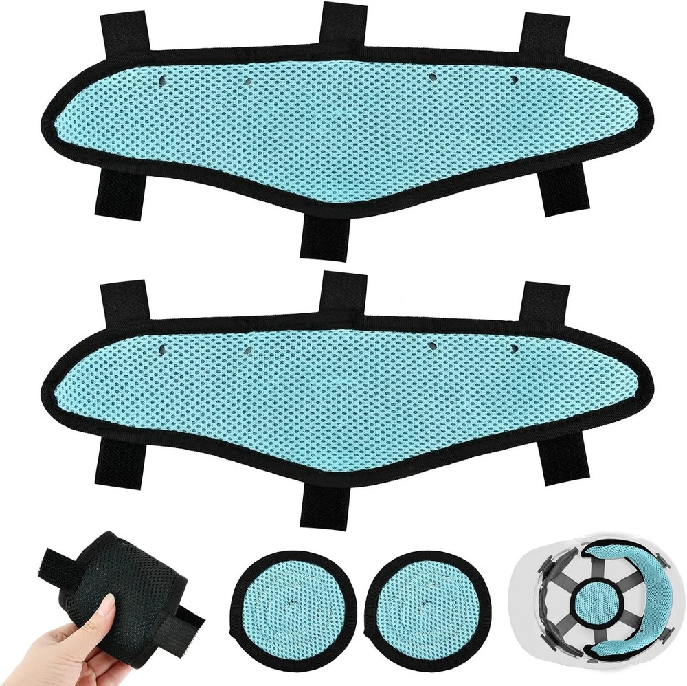 Hard Hat Top Pads and Sweatbands for Safety Helmet, Washable Hard Hat Cooling Li