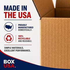 Moving Boxes Medium, 18″L x 14″W x 12″H 10-Pack | Corrugated Cardboard Box fo…