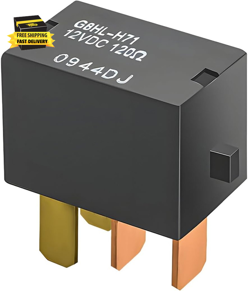 4 PCS Car AC Relay, G8HL-H71-12VDC 4 Pins AC and Starter Relays, Multiple Power