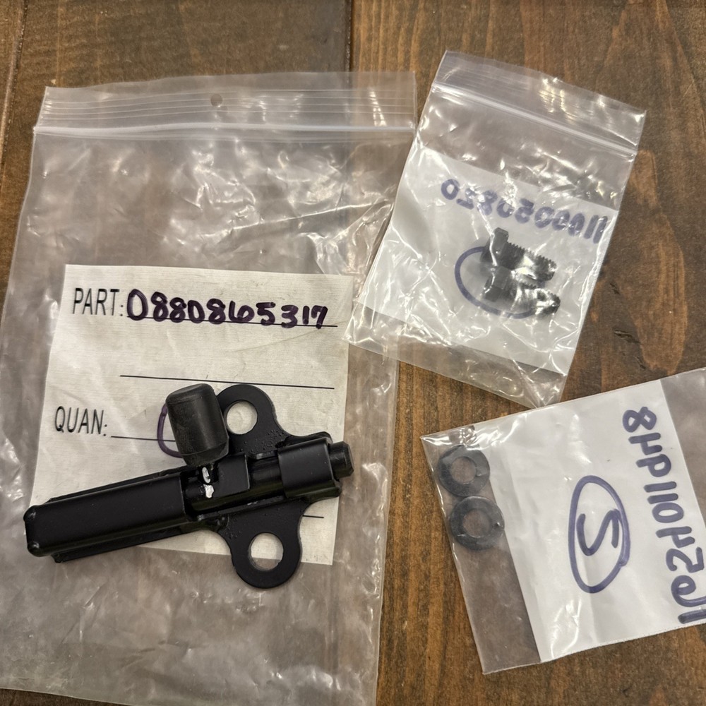 Genuine Takeuchi Roll Up Door Latch TL. OEM Part # 0880865317 New With Screws.