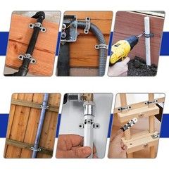 30 Pack 1 Inch Heavy Duty Stainless Steel Pipe Strap Conduit Clamps with 2 Hole