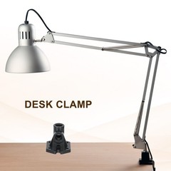 4pcs 0.47″ Hole Dia Universal C-Clamp Desk Clamp for Table Lamp Mic Arm Black