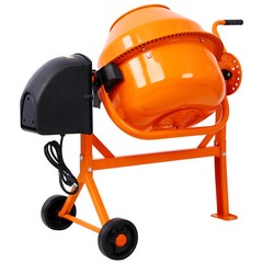 Portable Cement Mixer 3 Cu. Ft Electric Concrete Mixer Machine Mortar Stone Mix