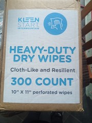 Heavy Duty Dry Wipes 10×11 Perforated Wipes