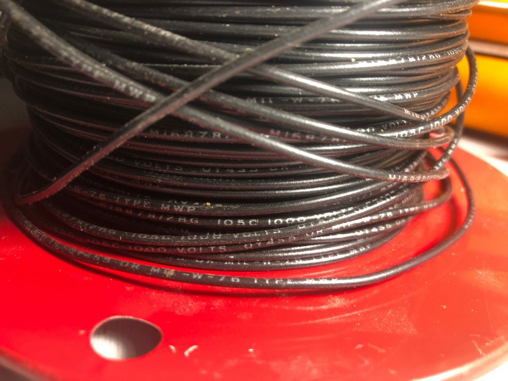 WETCO M16878/2, TYPE C, 1000V, 105C, PVC INSULATED HOOKUP WIRE 750 FT.