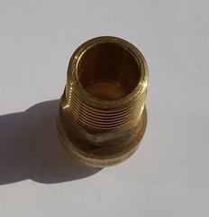 10 PIECES 1/2″ PUSH FIT X 1/2″ MALE ADAPTERS – LEAD FREE BRASS