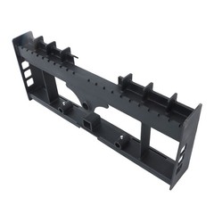 Skid Steer Pallet Fork Frame 4000LBS Heavy-Duty W/ Receiver Hitch & Spear Sleeve