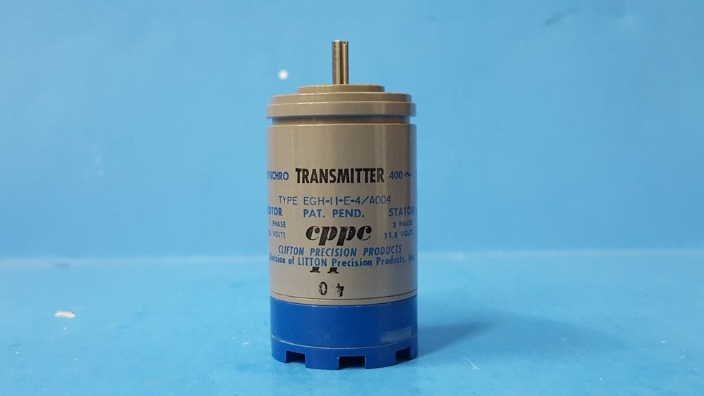 ONE- SYNCHRO TRANSMITTER, EGH11E4A004, CLIFTON, 400HZ, 5990-00-902-7764